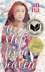 <a href="https://www.bookdepository.com/Step-from-Heaven-Na/9781481442367/?a_aid=100508" style="color: #ffffff" rel="noopener noreferrer" target="_blank"><strong>A STEP FROM HEAVEN</strong> <br><em>By An Na </em><br>From master storyteller An Na comes the Printz Award–winning novel about a Korean girl who tells her firsthand account of trying to find her place and identity in America from the day she leaves Korea as a child to her rocky journey through the teenage years.</a> a step from heaven