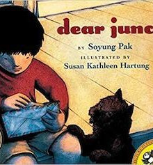 <a href="https://www.bookdepository.com/Dear-Juno-Soyung-Pak/9780142300176/?a_aid=100508" style="color: #ffffff" rel="noopener noreferrer" target="_blank"><strong>DEAR JUNO<br></strong><em>By Soyung Pak<br></em>Juno's grandmother writes in Korean and Juno writes in drawings, but that doesn't mean they can't exchange letters.</a>